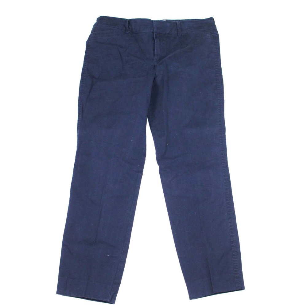 Old Navy Pixie Chino Pants Women Size 4 Regular Blue Excellent Stretch Mid Rise